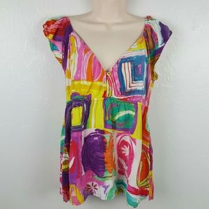 Jams World Eye Candy top blouse rayon size S…
